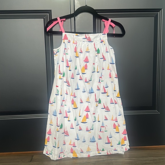 Hanna Andersson Girls Sailboats Dress - Picture 4 of 5